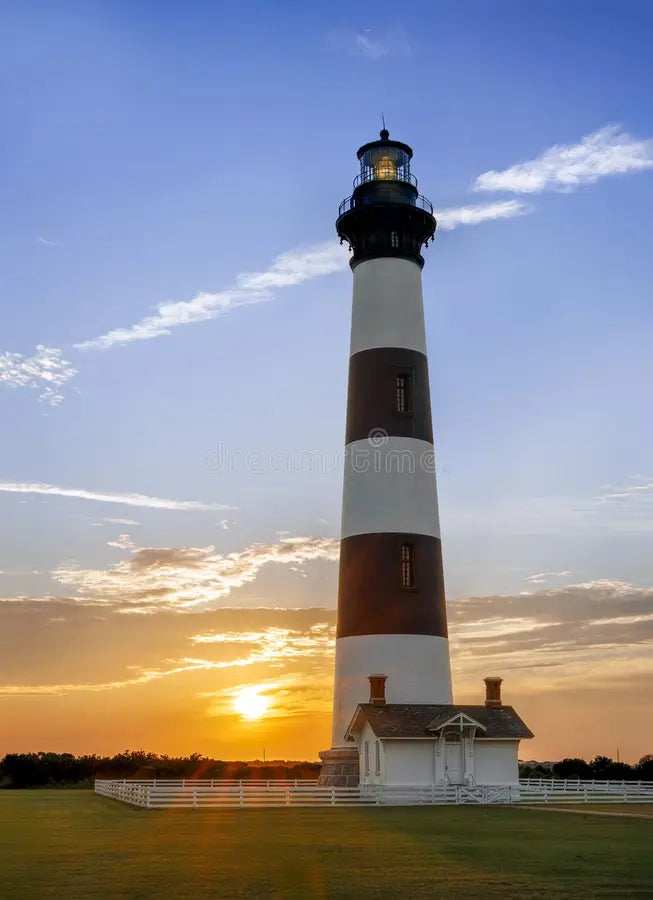 Coastal Beacon Lighthouse Canvas – Premium MDF Framed Art