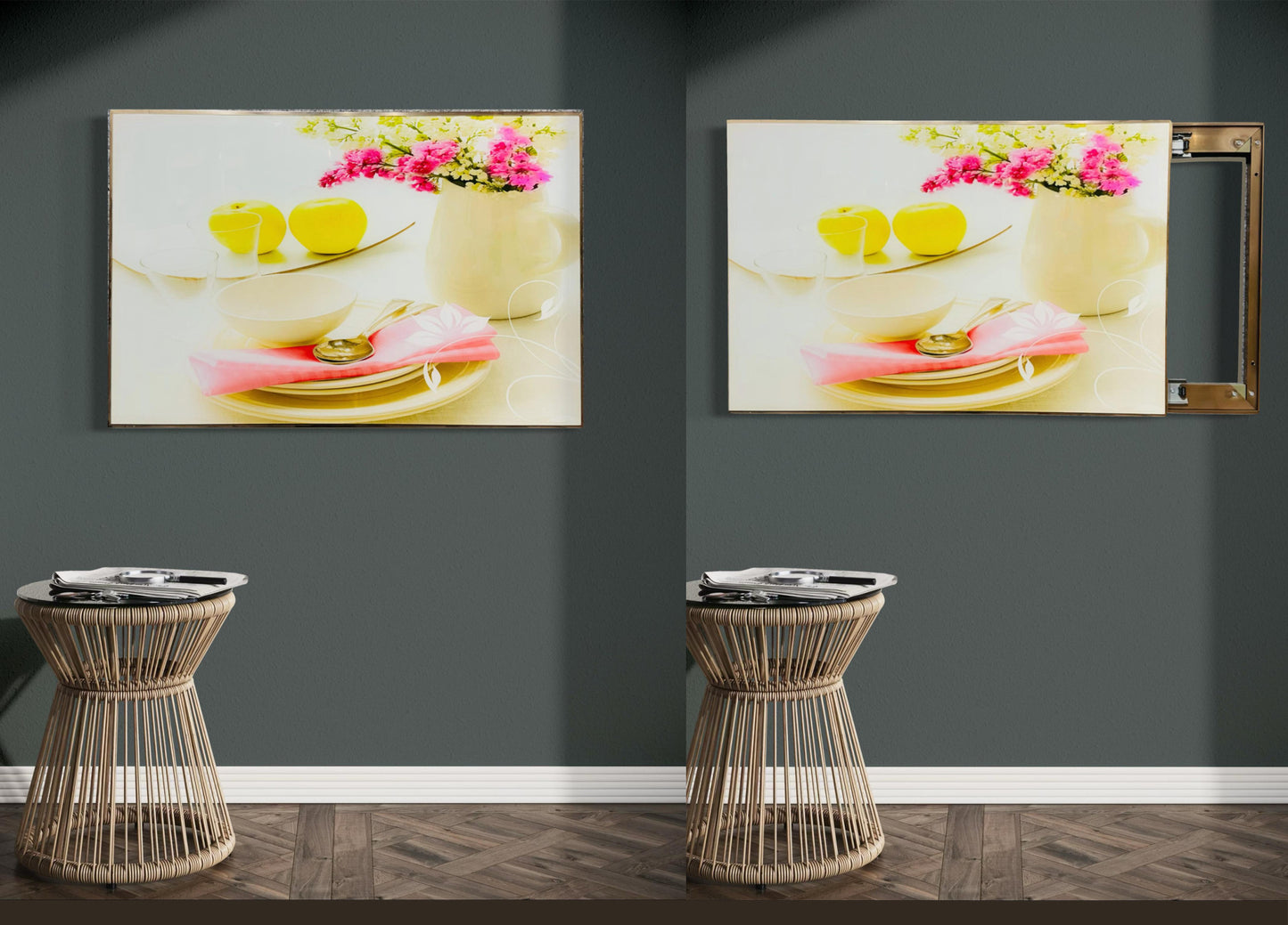 Kitchen Harvest – MCB Box Cover Glass Art