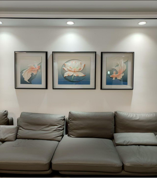 Lotus Serenity – 3 Piece Luxury Wall Decor Set