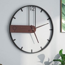 WOODEN TEXTURE RIGHT  - WALL CLOCK 30 Inch 