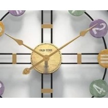 Multicolored Dials 24" Wall Clock
